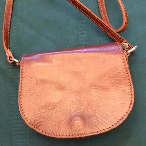 Leather crossbody bag